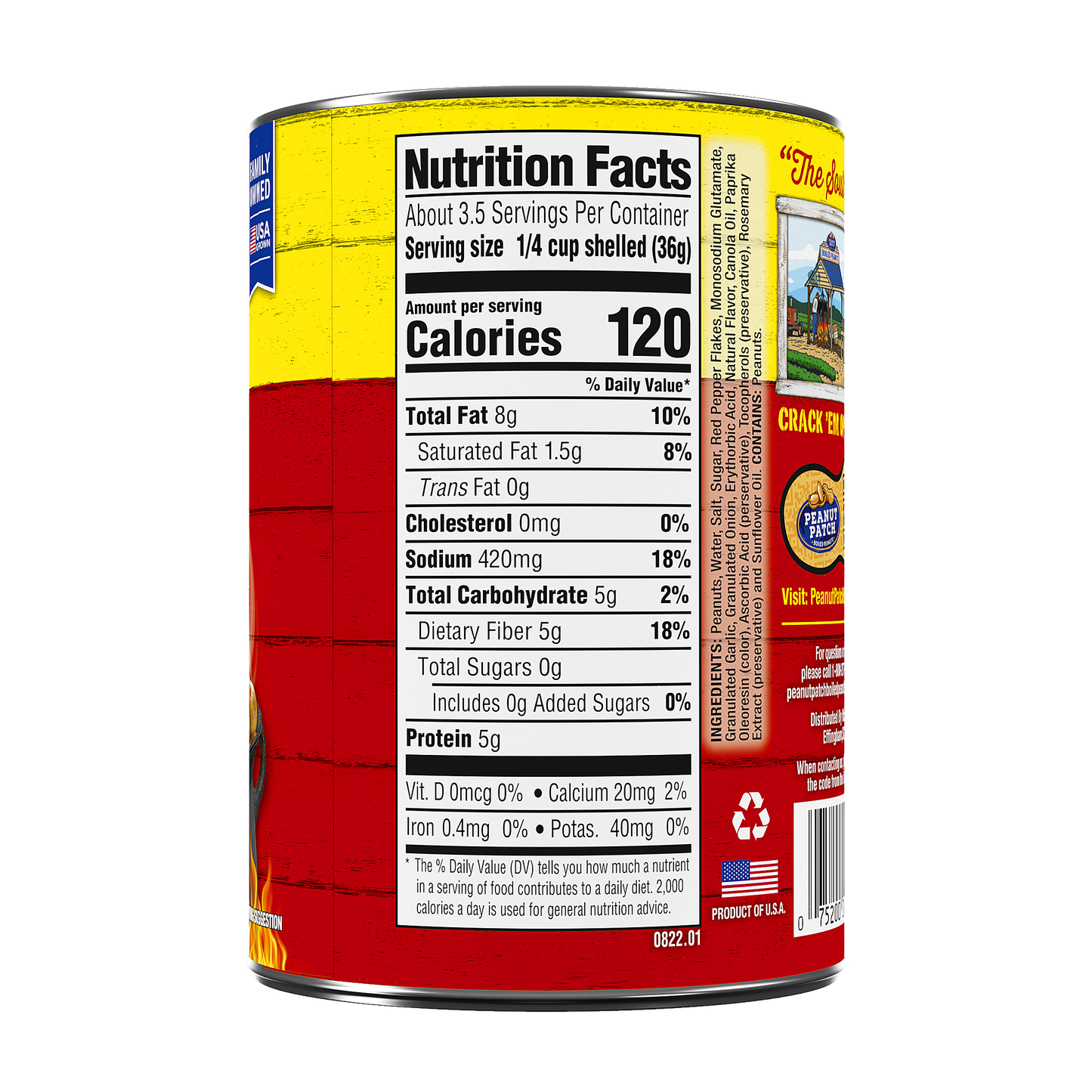 Cajun Boiled Peanuts (13.5oz, 12 Pack)