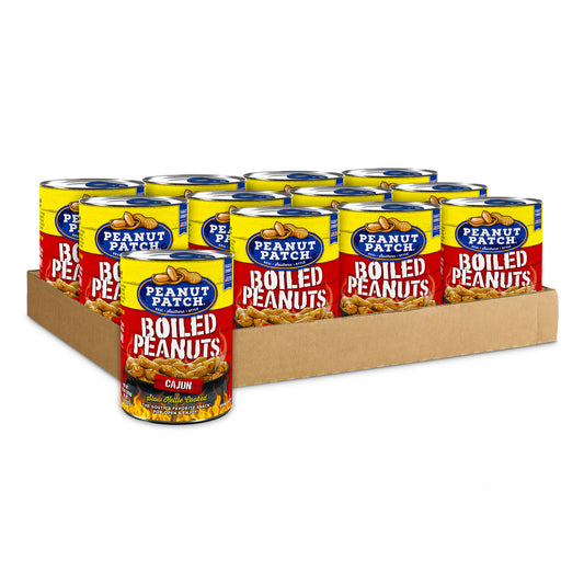 Cajun Boiled Peanuts (13.5oz, 12 Pack)