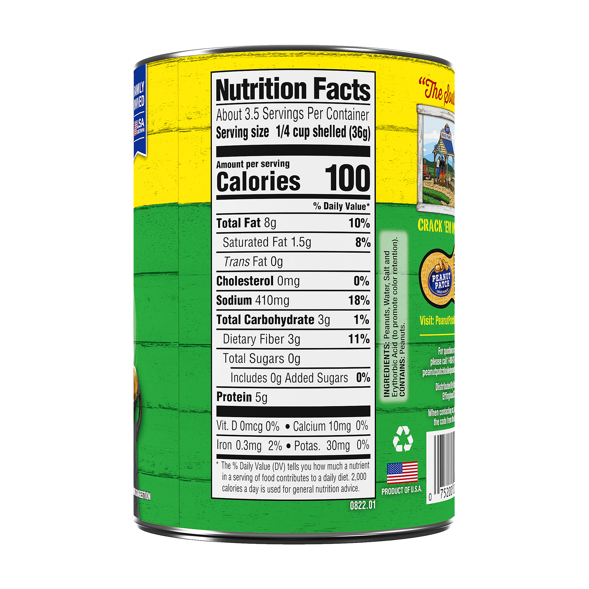 Original Boiled Peanuts (13.5oz, 12 Pack)