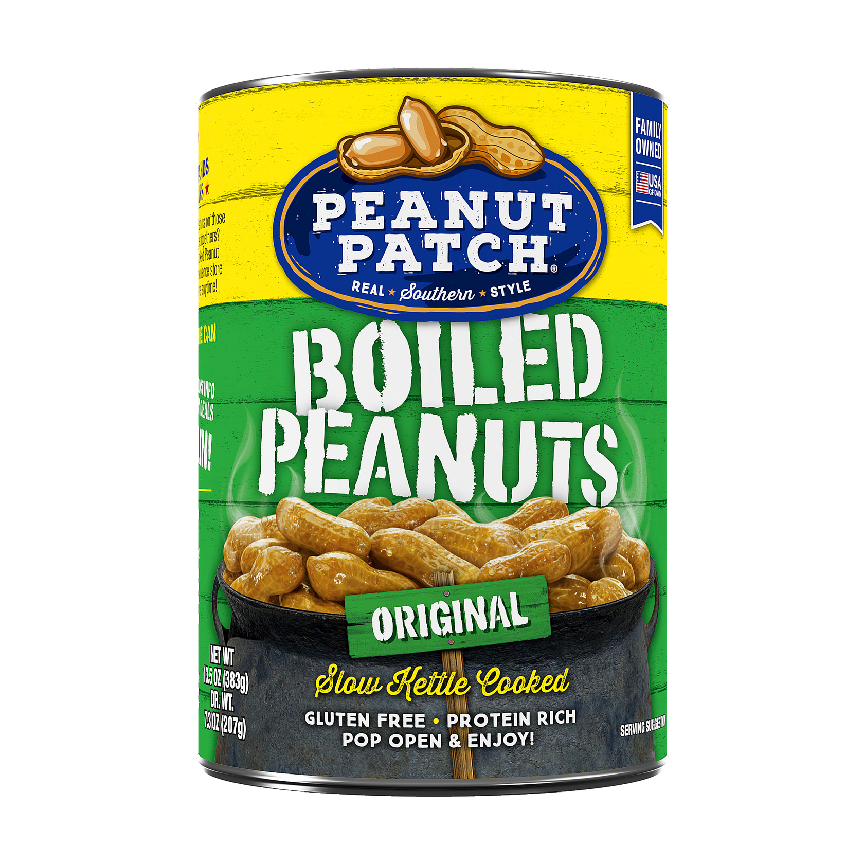 Original Boiled Peanuts (13.5oz, 12 Pack) - Peanut Patch Boiled Peanuts