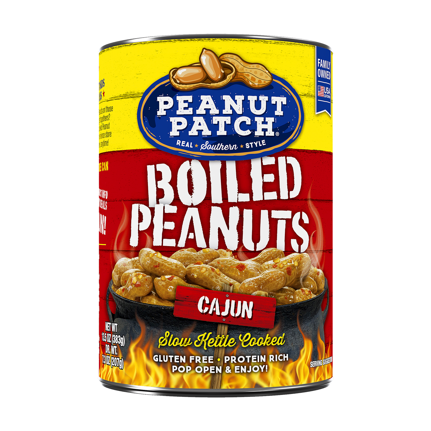 Cajun Boiled Peanuts (13.5oz, 12 Pack)