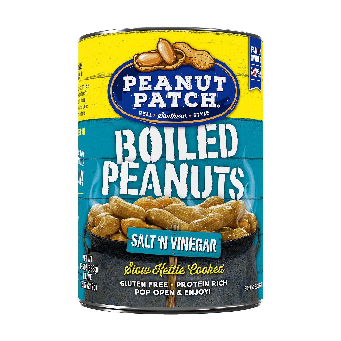 Salt N' Vinegar Boiled Peanuts (13.5oz, 12 Pack)
