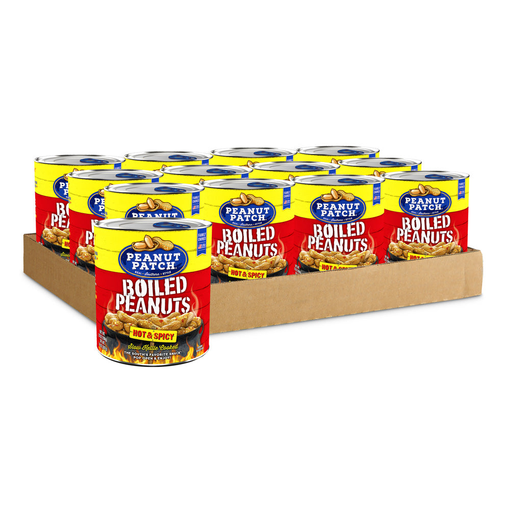 Hot & Spicy Boiled Peanuts (25oz, 12 pack)