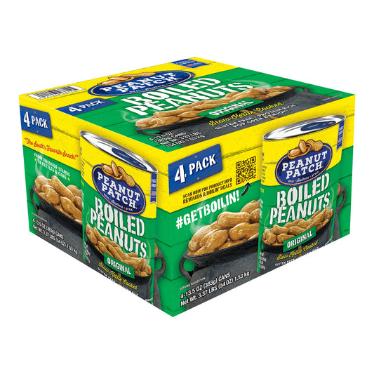 Original Boiled Peanuts (13.5oz, 4 Pack)