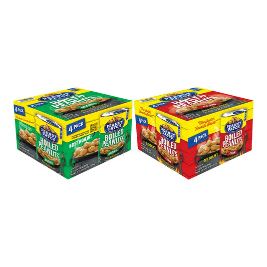 Original & Cajun Boiled Peanuts (13.5oz, 8 Pack)