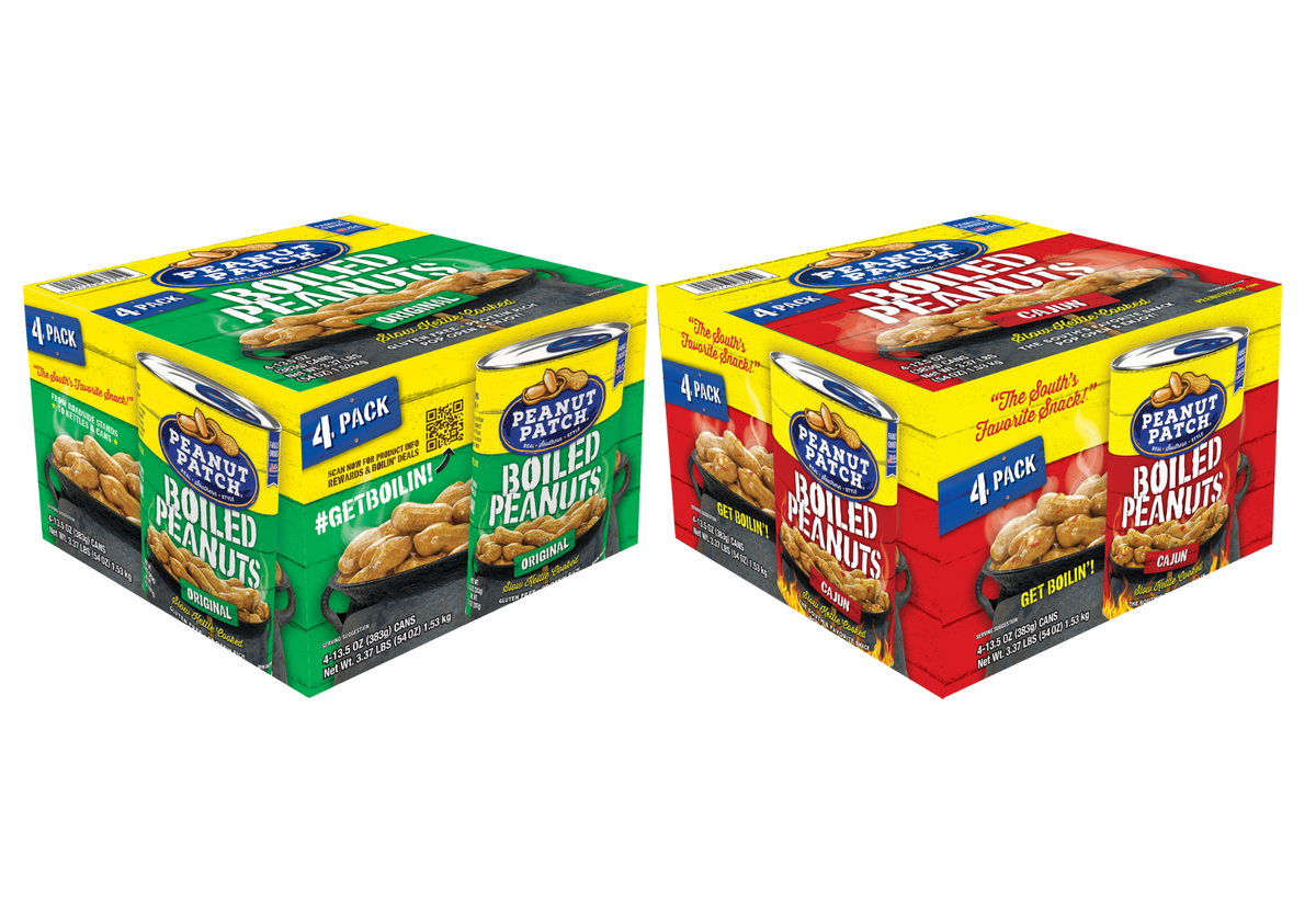 Original & Cajun Boiled Peanuts (13.5oz, 8 Pack)