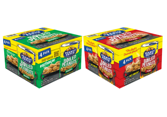 Original & Cajun Boiled Peanuts (13.5oz, 8 Pack)