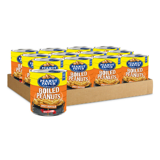 Spicy Buffalo Boiled Peanuts (25oz, 12 pack)